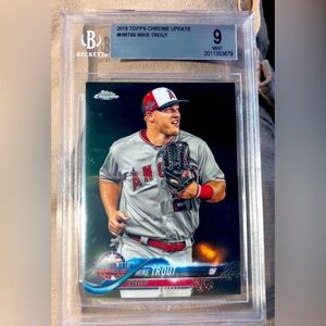 Mike trout graded card